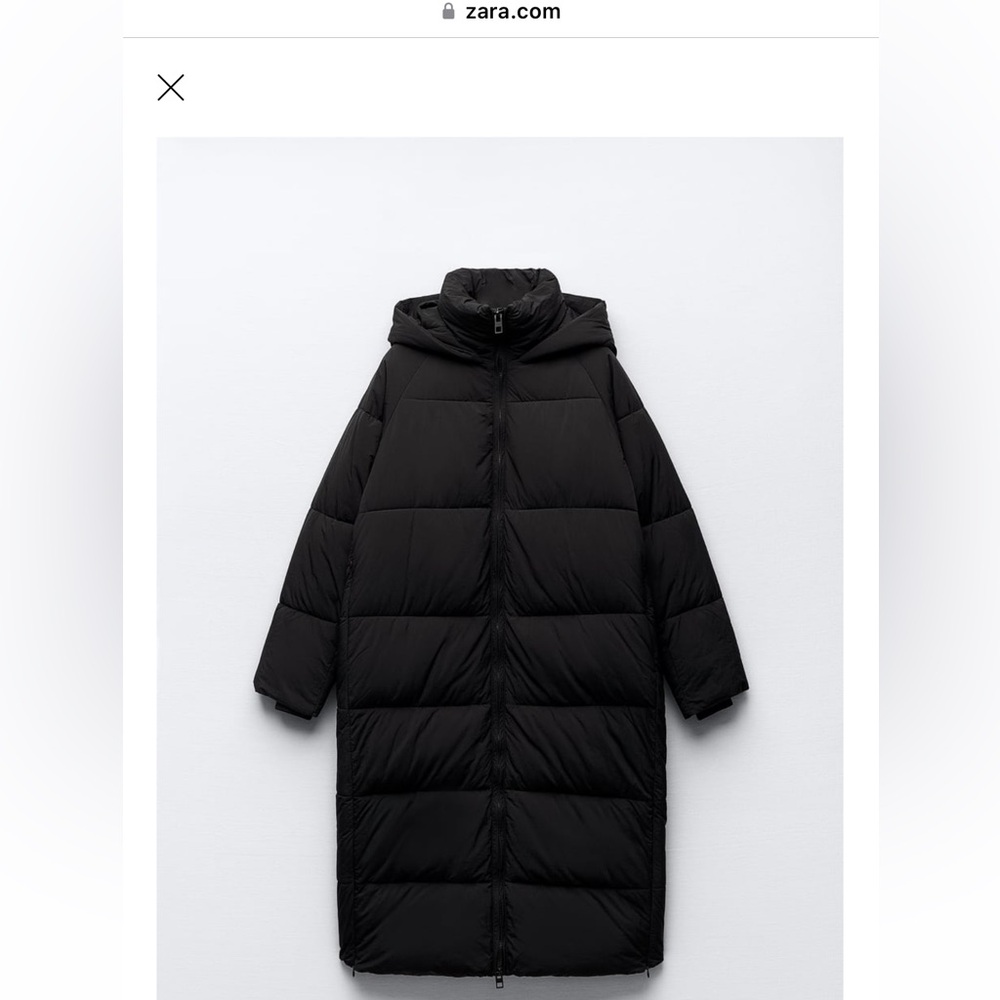 WATER AND WIND PROTECTION PUFFER JACKET LONG. New.